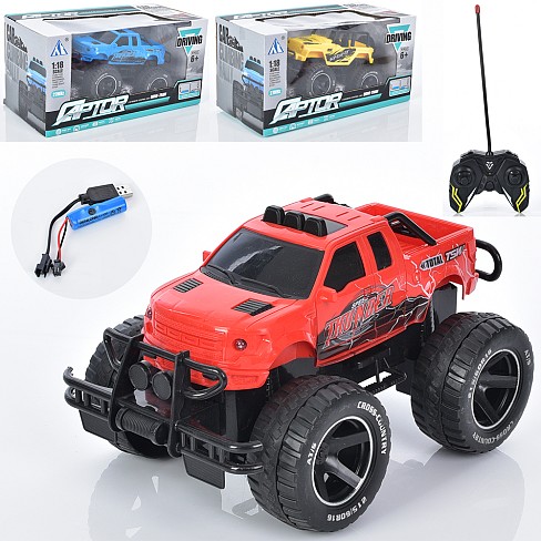 Джип 20-11DA-13DA (18шт) р/к, акум, USB зар., 19см, 1:18, світло, 2 види (2кольори), в кор-ці, 30-15