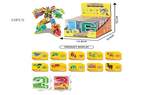 Трансформер арт. 188-199Y УПАК10шт, 10шт у дисплей боксі 13,8*19,4*14,2см