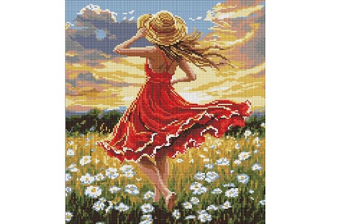 Набір з алмазною мозаїкою Танець в полі" 40х50см  AMO8250"