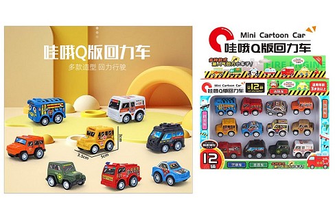 Набiр машин арт. 2029 (72шт/2) 12 шт у короб.27,6*25,2*5см