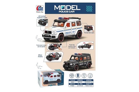 Машина батар. арт. 8803 (96шт/2) світло,звук,у короб.15,8*6,8*7,5см