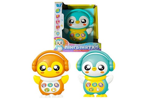 Музична іграшка “Пінгвінятко” 79713 (72/2) “WToys”, УКР.МОВА,8 казок,10 пісень,віршики,світло,в кор.