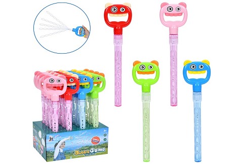 Мильні бульбашки 107 Упак16шт(64шт) меч, 44см, 16шт(4 кольори) в дисплеї, 31-44-19см