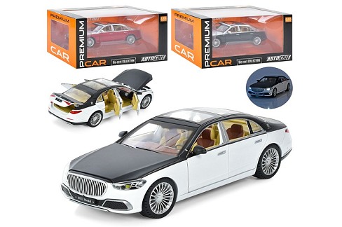 Машина AP-1870 (12шт) АвтоСвіт, 1:22, метал, інерц, 22см, звук, світло,відк.дв, бат (табл), 3кол, в