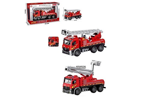 Пожежна машина A346-1/A346-3 метал.інерц.муз.світ.2в.кор.29,5*11,5*18,5 /36/