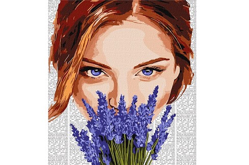 Картина по номерах Барвиста поезія: Лаванда" 40x50см  KHO8595"