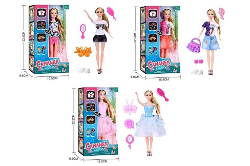 Іграшка лялька арт. KQ195/195B/195C    мікс  видів,  сюрприз короб. 32*5,5*15,5см