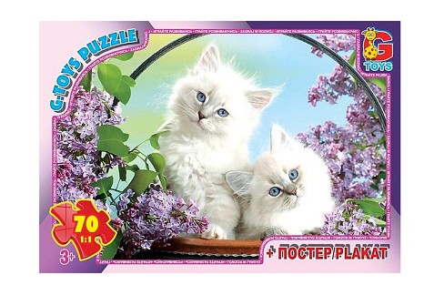 Пазли ТМ G-Toys" із серії "Домашні улюбленці", 70 ел.  AN137"
