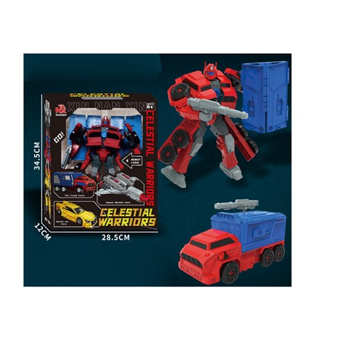 Трансформер 8107Y (24шт) робот+транспорт, 25см, в кор-ці, 28,5-34,5-12см