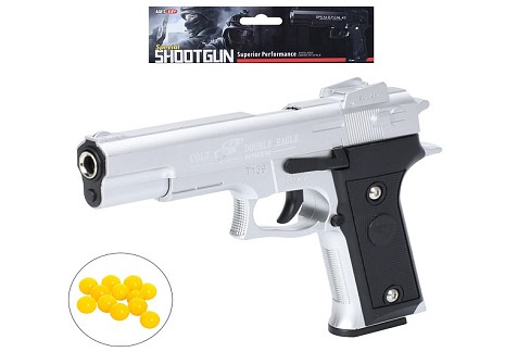 Пістолет T139-A (36шт) 22см, пластикові кулі, у пакеті, 17-29-3см