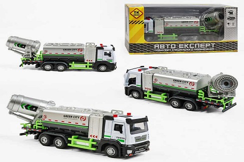 Спецтехніка LS-0608-10 (60/2) “Авто Експерт”,  “Автоцистерна”, металопластик, масштаб: 1:32, інерція