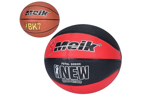 М'яч баскетбольний MS 4341 (20шт) розмір 7, PU, 590-630г, 2 види, у пакеті