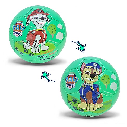 М'яч футбольний арт. PP2511 (100шт)  №3, Paw Patrol PVC 150 гр зелений