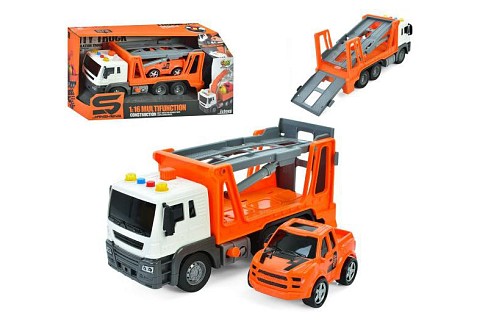 Евакуатор інерційний, озвучений, зі світлом в коробці JS114 р.33*13,5*17,5см