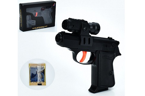 Пістолет 300 (60шт) 15,5см, водяні кулі, в кор-ці, 18-14,5-4см