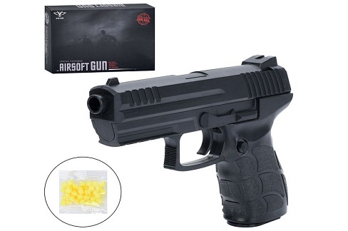 Пістолет V312 (48шт) 19,5см, пластикові кулі, в кор-ці, 23-17-4,5см