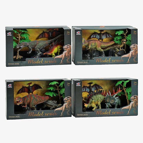 Набір динозаврів Q 9899 V4 (24/2) 4 види, в коробці, МІКС ВИДІВ