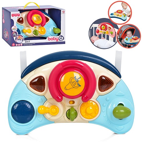 Автотренажер 898-8101 (8шт) 36см, звук, світло, на бат-ці, в кор-ці, 39-24-15см