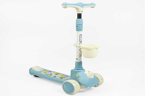 Самокат триколісний Skyper" FS-015/20 (6) колеса PU 125х40мм зі світлом, музика та підсвічування пл"