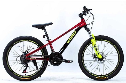 Велоcипед Спортивний Corso «Kord» 24 дюймів KD-24671 (1) рама алюмінієва 11’’, обладнання Shimano 2"