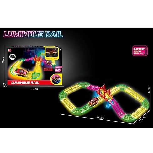 Трек арт. 888-130 (60шт/2) батар. світиться в темряві короб. 34*6*23см