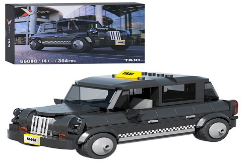 Конструктор 66008 (28шт) авто серія, машина, таксі, 15см, 304дет, в кор-ці, 28-20-5см