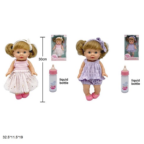 Лялька 30см YL2430G-C/F з аксес.2в.кор.32,5*11,5*19 /24/