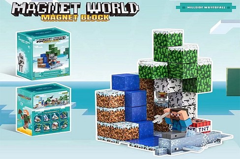 Конструктор магніт. арт. T9914 (12шт/2) My world   короб. 10,5*15*6см