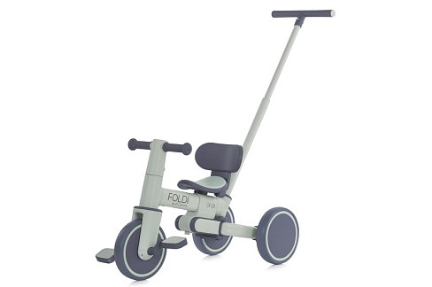 Велосипед дитячий El Camino FOLDI ME 1202 Slate Green (1шт) 3в1, 3 кол. EVA 8д., батьківська ручка,