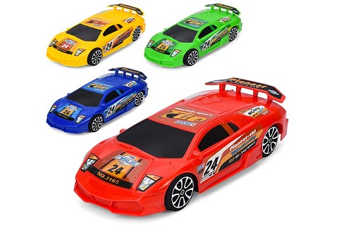 Машина 3165A (144шт) інерція, 25см, 4 кольори, у пакеті, 15-26-6см