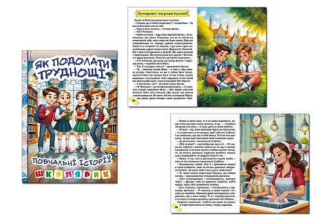 Школярик. Як подолати труднощі. Повчальні історії  Гло0500
