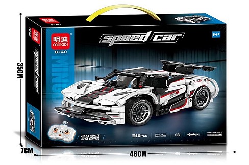 Конструктор р/к арт. 8740 (24шт/2) батар., 310дет., короб. 48*7*35см