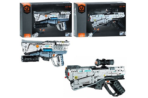 Конструктор 7809-10 (6шт) пістолет/бластер, 32,5-22-5,6см, 2 види (1013дет, 869дет), в кор-ці, 37-27