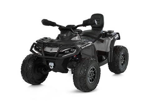 Квадроцикл M 6080EBLR-11 (1шт) р/к 2,4G, 4мотори45W, 1акум12V14AH, EVA, USB, TF, сірий