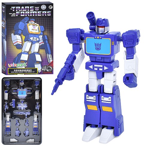 Трансформер YPAMKG1SW (18шт) Transformers, Soundwave, 11см, розібраний, конструктор, в кор-ці, 14-23