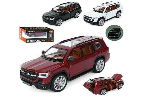 Джип AP-2034 (12шт) АвтоСвіт,1:24,метал, інерц,20см,звук,світло,відчиняються двері/капот/багажник,гу