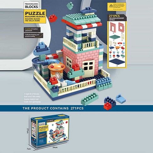 Конструктор 6621 A (36) 271 деталь, великі деталі, в коробці