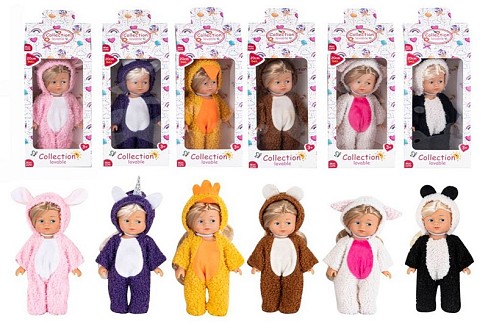 Лялька 8855-7 (30шт) 20см, 6 видів, в кор-ці, 11-27-6,5см