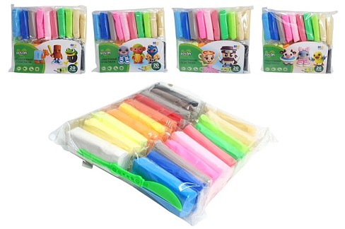 20 стіків Fun ТМ Lovin Набір для ліплення з повітряним пластиліном  Ок7000232