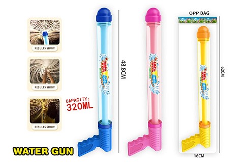 Водний пістолет арт. M918 (144шт/2)  3 кольори, 3 варіанти розприскування води пакет 16*62 см