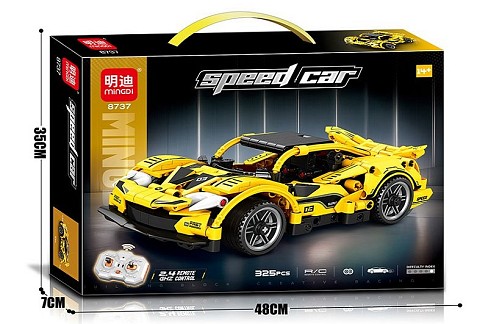 Конструктор р/к арт. 8737 (24шт/2) батар., 325дет., короб. 48*7*35см