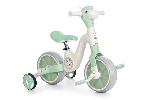 Біговел дитячий 10 д. MBB 1056 Mint (1шт) музика, світло, на бат-ці, м'ятний, в кор-ці.