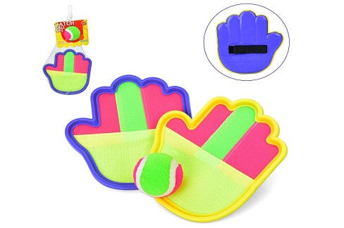 Пастка MR 1362 (30шт) 2шт, на липучці, 19-20,5см, м'яч 6,5см, в сітці, 19-38-6,5см