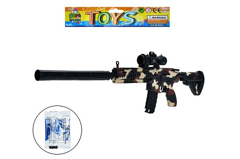 Автомат 03-3 (36шт) 76см, водяні кулі, у пакеті, 21,5-55-5см