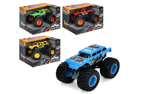 Джип H1024-3-4 (72шт) метал, 11см, гумові колеса, 4 види, в кор-ці, 13-10-9см