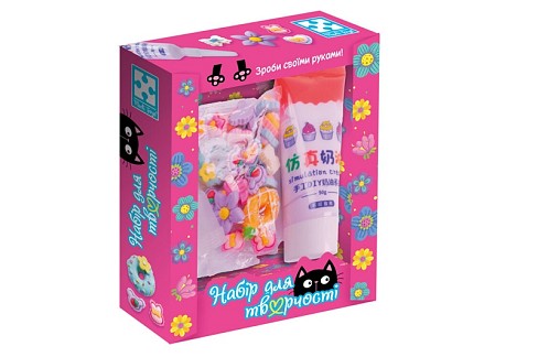 Набір для творчості Клей з кабашонами. Сердечка мікс" VT4600-04"