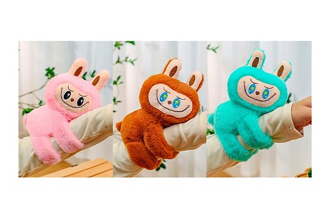 Браслет Bra0433-34-35 (90шт) LBB, 24см, фігурка/монстр 16см, плюш, мікс кольорів, у пакеті, 25-20-7с