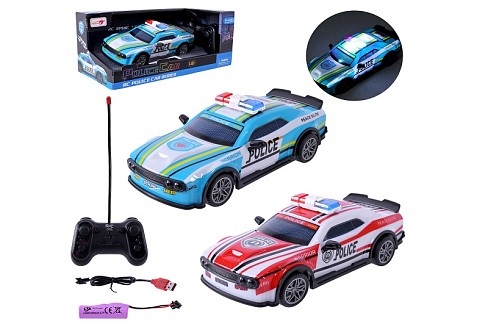 Машина р/к арт.  998-4A (60шт/2) акум 2кольора,світло,звук, короб. 26*13,5*12см