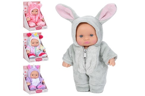 Пупс 60388EG-AL-3 (18шт) 20см, 4 види, в кор-ці, 13-19-11см