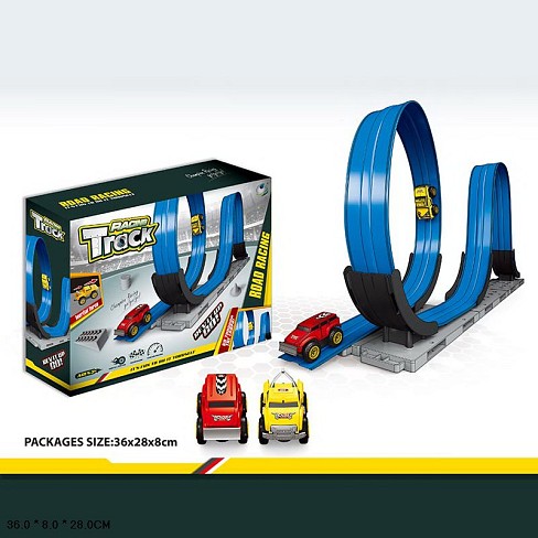 Трек арт. 088-3 (24шт) 2машинки, короб. 36*28*8см